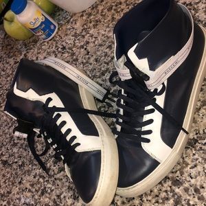 Buscemi canvas trainers